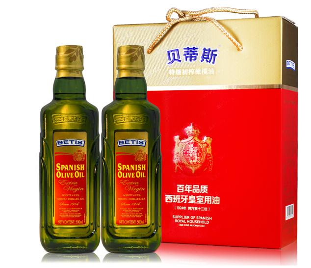 贝蒂斯特级初榨橄榄油500ml*2礼盒